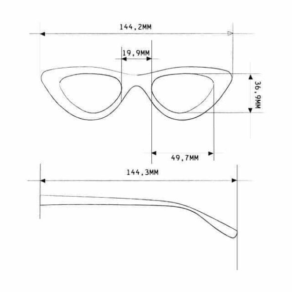 Okkia Sonnen-Lesebrille Adriana OK09BSL-2.00 – Bild 2