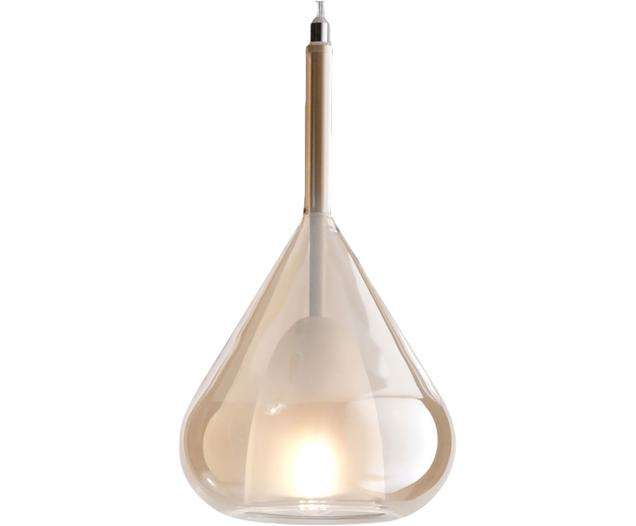 Pendelleuchte in lila Farbe aus hochwertigem Glas für stilvolle Innenräume