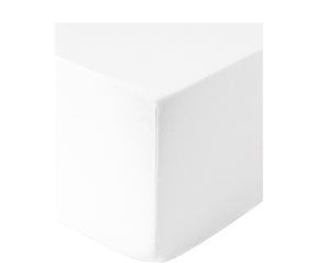 Boxspring-Spannbettlaken aus Leinen in der Größe 160 x 200 x 35 cm für optimalen Schlafkomfort und atmungsaktive Qualität.