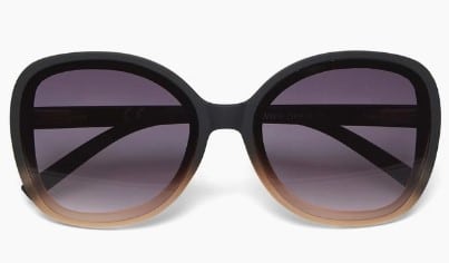 Okkia Sonnenbrille Anna OK019-BP stylische schwarze Damenbrille mit UV-Schutz