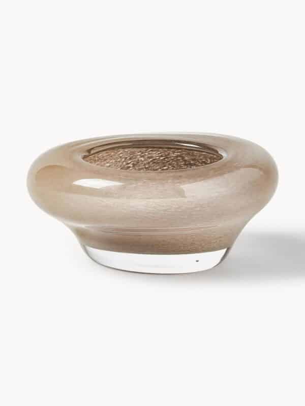 Deko-Schale in Form einer Taube aus hochwertigem Glas für stilvolle Wohnaccessoires und Dekoration.
