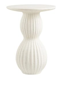 Beistelltisch NEWTOWN in Weiß Höhe 55 cm Tiefe 40 cm moderner kleiner Tisch für Wohnzimmer und Schlafzimmer