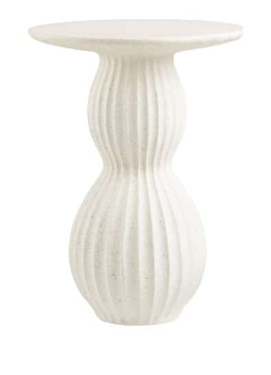 Beistelltisch NEWTOWN in Weiß Höhe 55 cm Tiefe 40 cm moderner kleiner Tisch für Wohnzimmer und Schlafzimmer