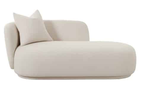 Tagesbett Mykonos Natur in hellem Holzdesign B 88 x L 175 x H 85 cm ideal für gemütliche Entspannungsmomente