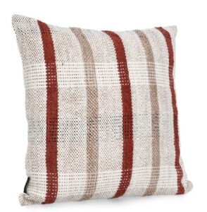 Kissen Rayra gestreift 50x50 cm dekoratives Wohnkissen mit gestreiftem Muster