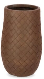 Übertopf Rhom Rusty in Rostoptik mit Durchmesser 48 cm und Höhe 75 cm für stilvolle Pflanzenpräsentation